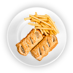 Sausage Roll & Chips 