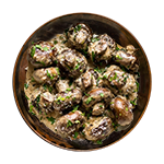 Garlic Mushrooms & Cheese 